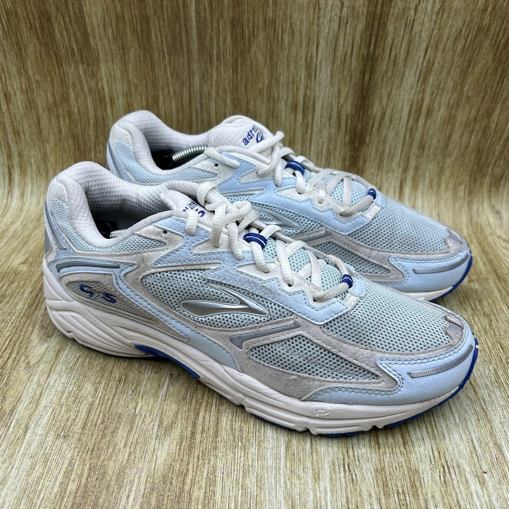Brooks Adrenaline GTS 5 Women's‎ Size 10.5 Running Shoes Blue Silver 1204741B454